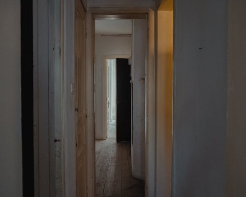 A short walk in a hallway or living room